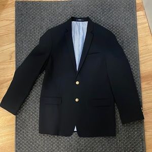 Izod boys’ brass button Navy blazer size 18